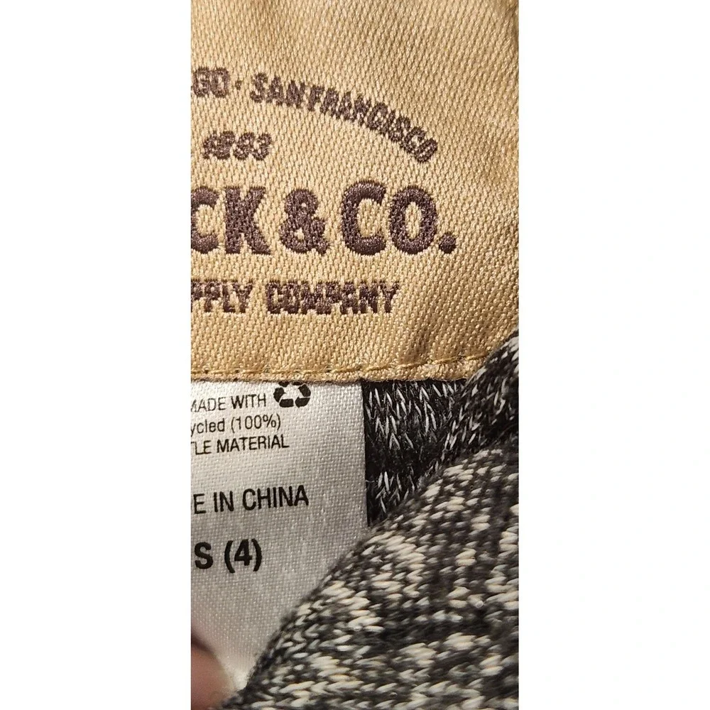 Roebuck & Co Jacket Kids Size 4 Gray Quilted Faux Fur Hood‎ Sherpa Lined Winter